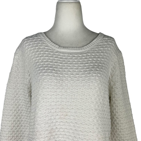 AMERICAN RAG CIE CROPPED SCOOP NECK COTTON SWEATER - Picture 2 of 8